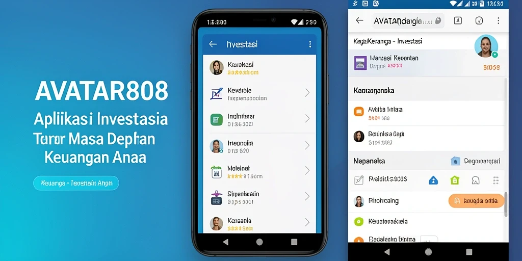 Tampilan antarmuka AVATAR808 yang modern dan intuitif.