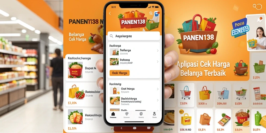 Tampilan antarmuka aplikasi PANEN138 untuk cek harga produk.