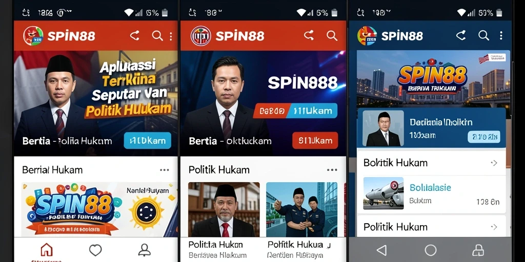 Tampilan antarmuka SPIN88 yang intuitif dan fungsional.